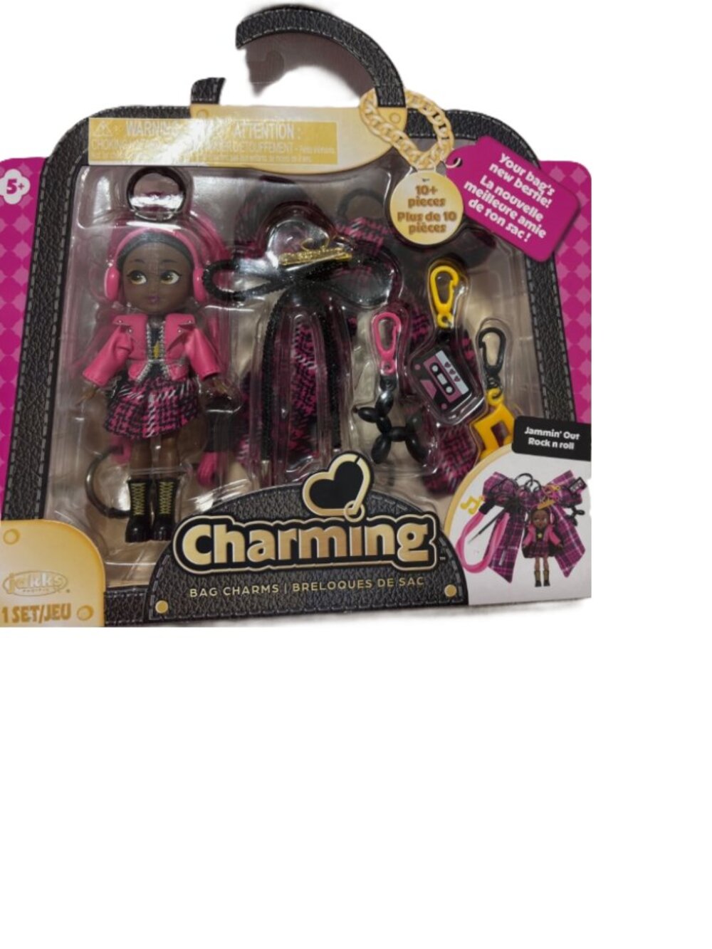 JAKKS PACIFIC CHARMING JAMMIN OUT ROCKER DOLL CHARM NEW IN BOX SEALED